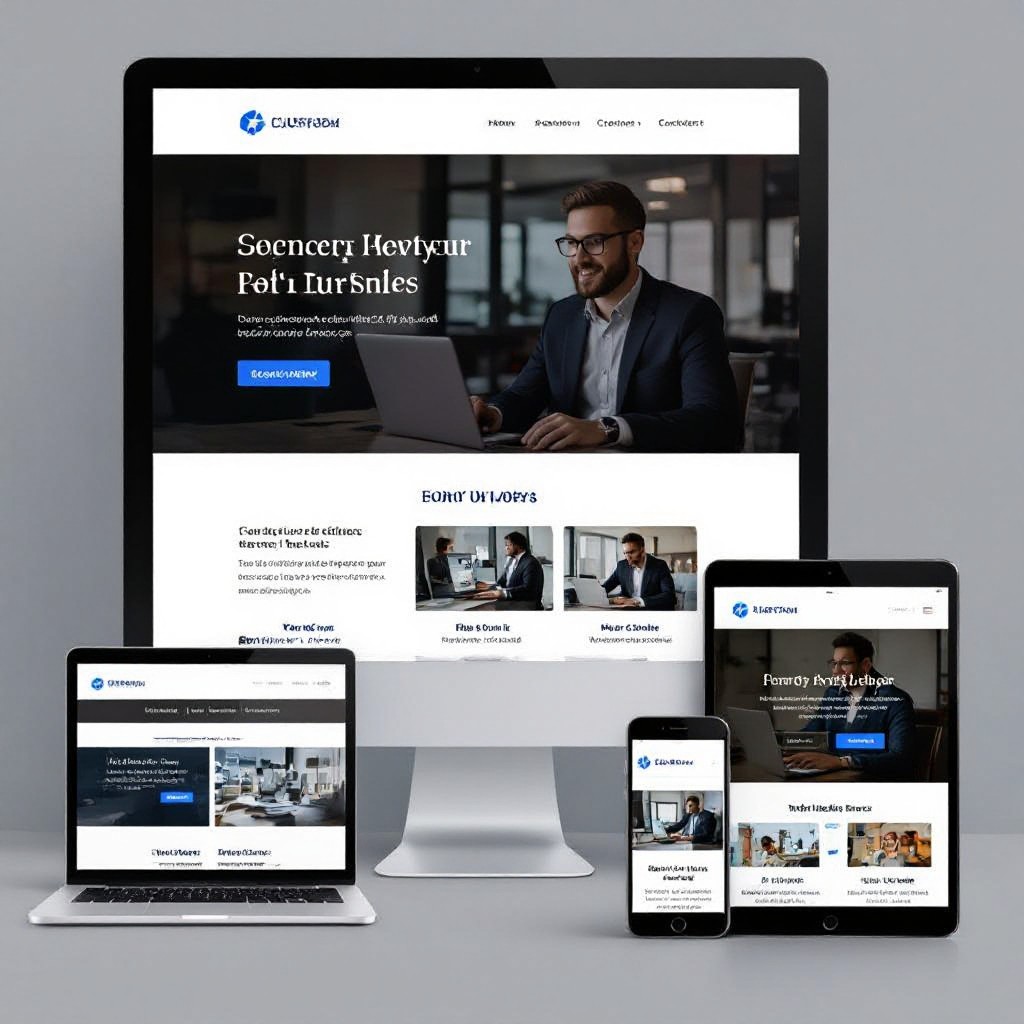 Custom website design showcase