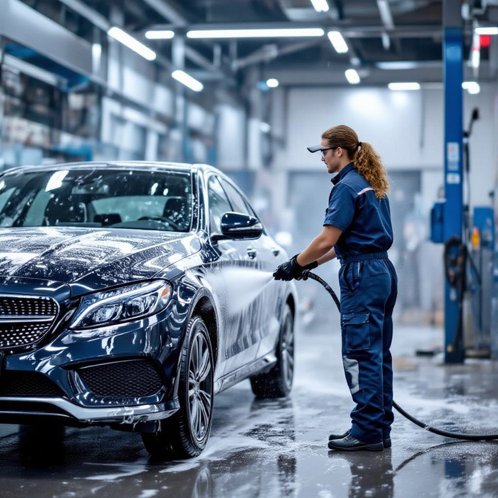 Car wash foam spray