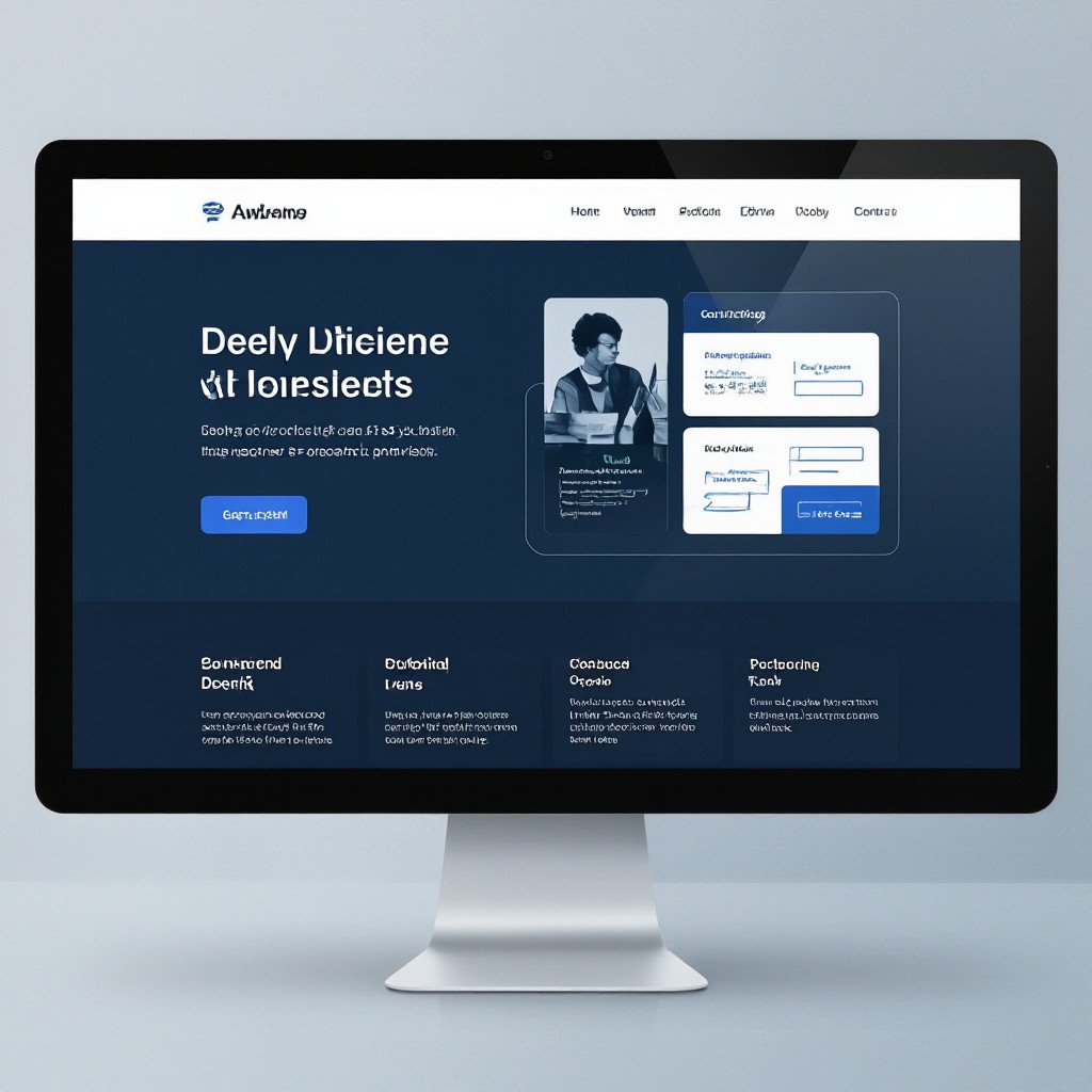 Website wireframe