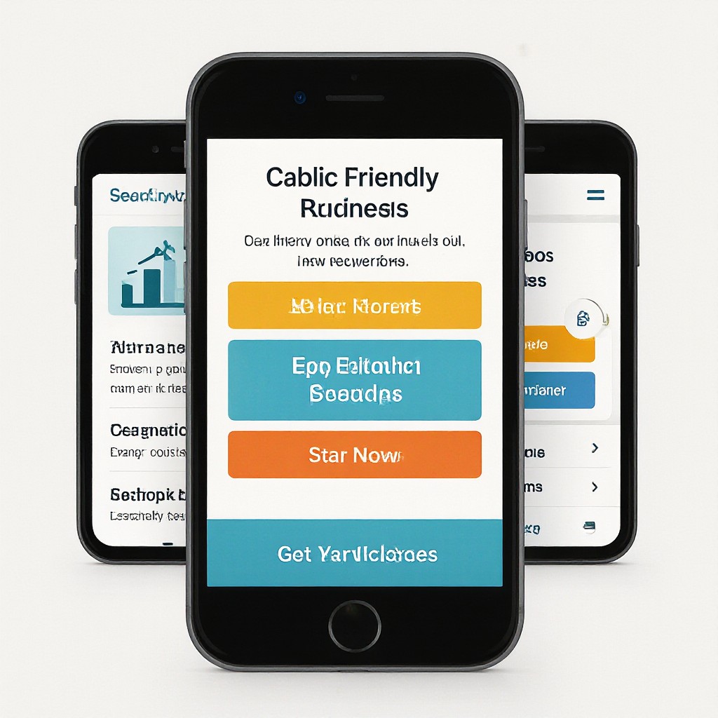 Mobile friendly website design