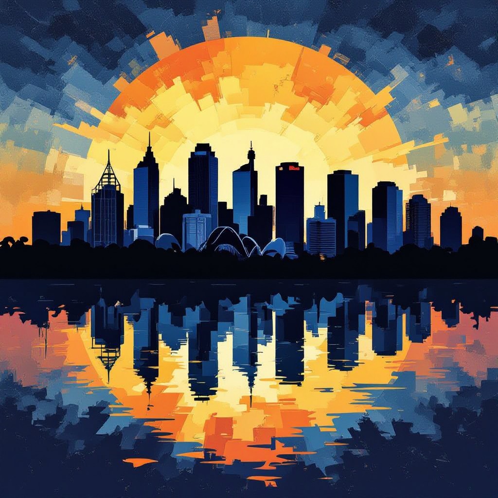 Sydney skyline pattern