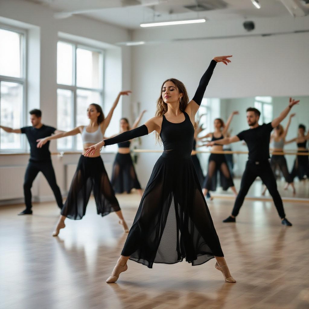 dance studio background