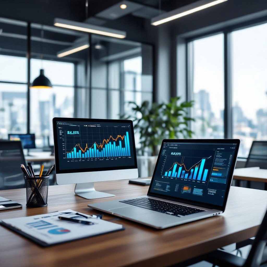 Accounting office background