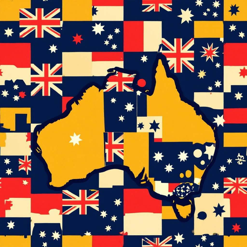 digital Australia map
