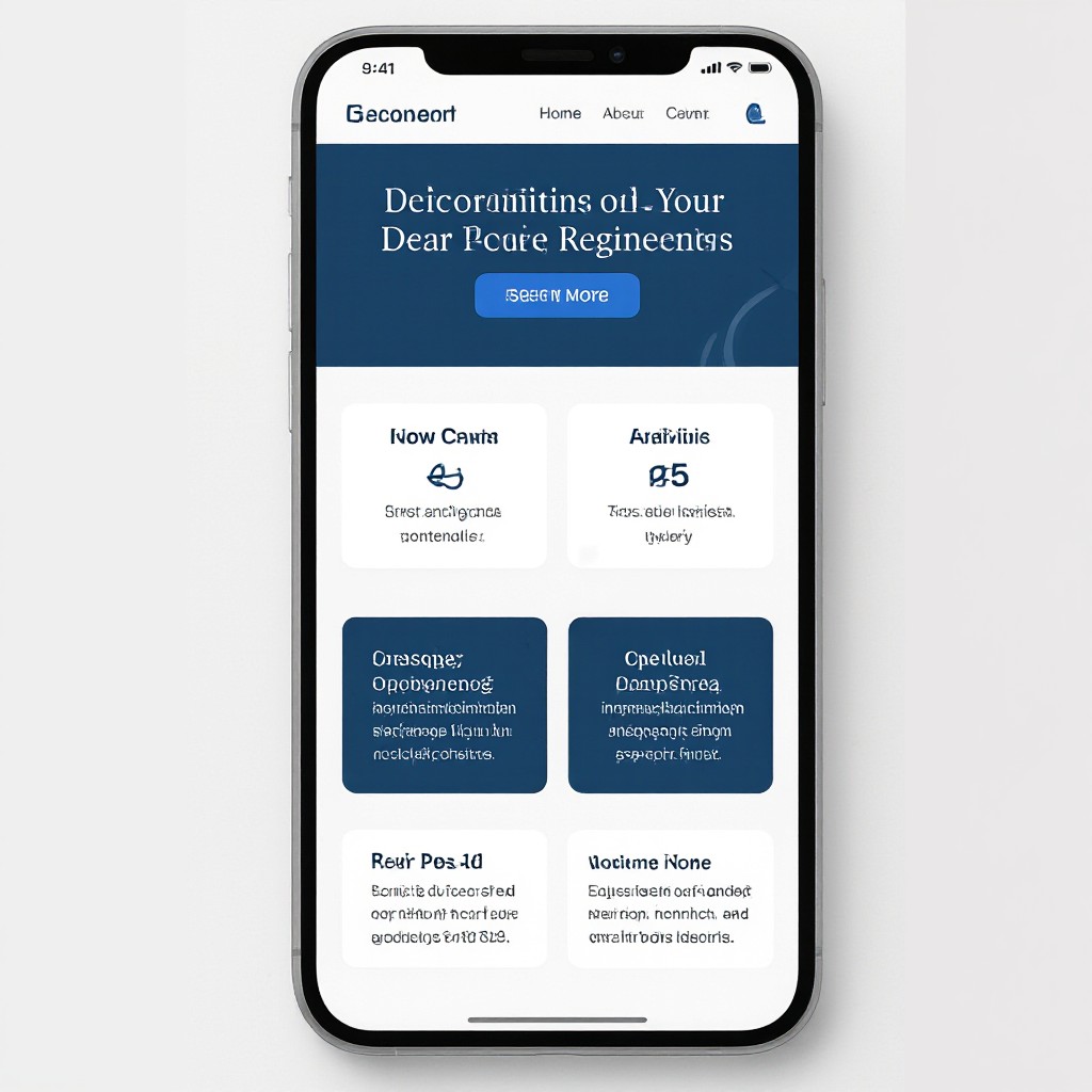 mobile responsive website