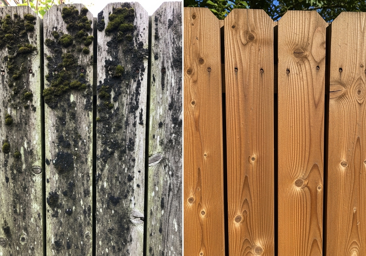 Fence cleaning service