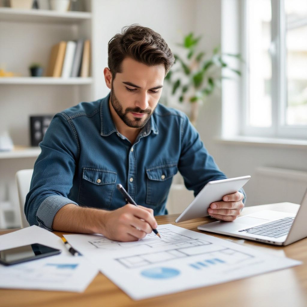 Custom website design wireframe
