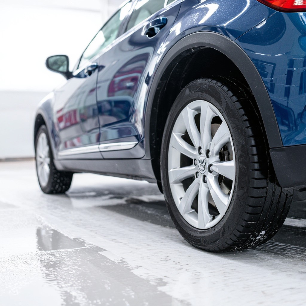 Professional car wash exterior