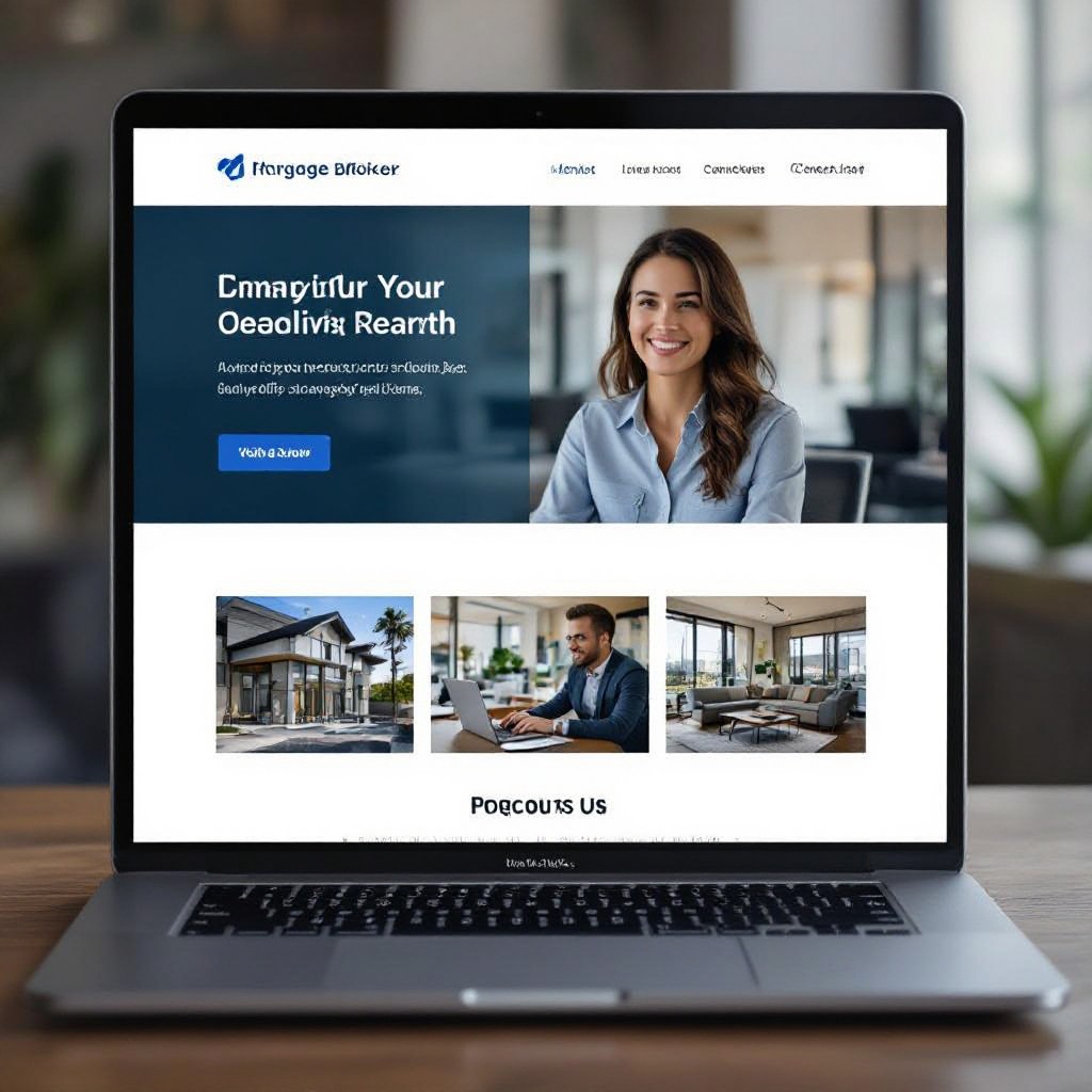Mortgage broker website example