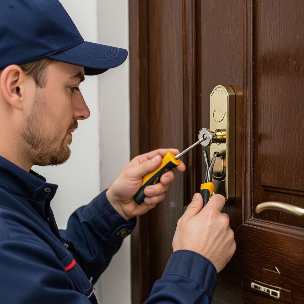 Locksmith at work