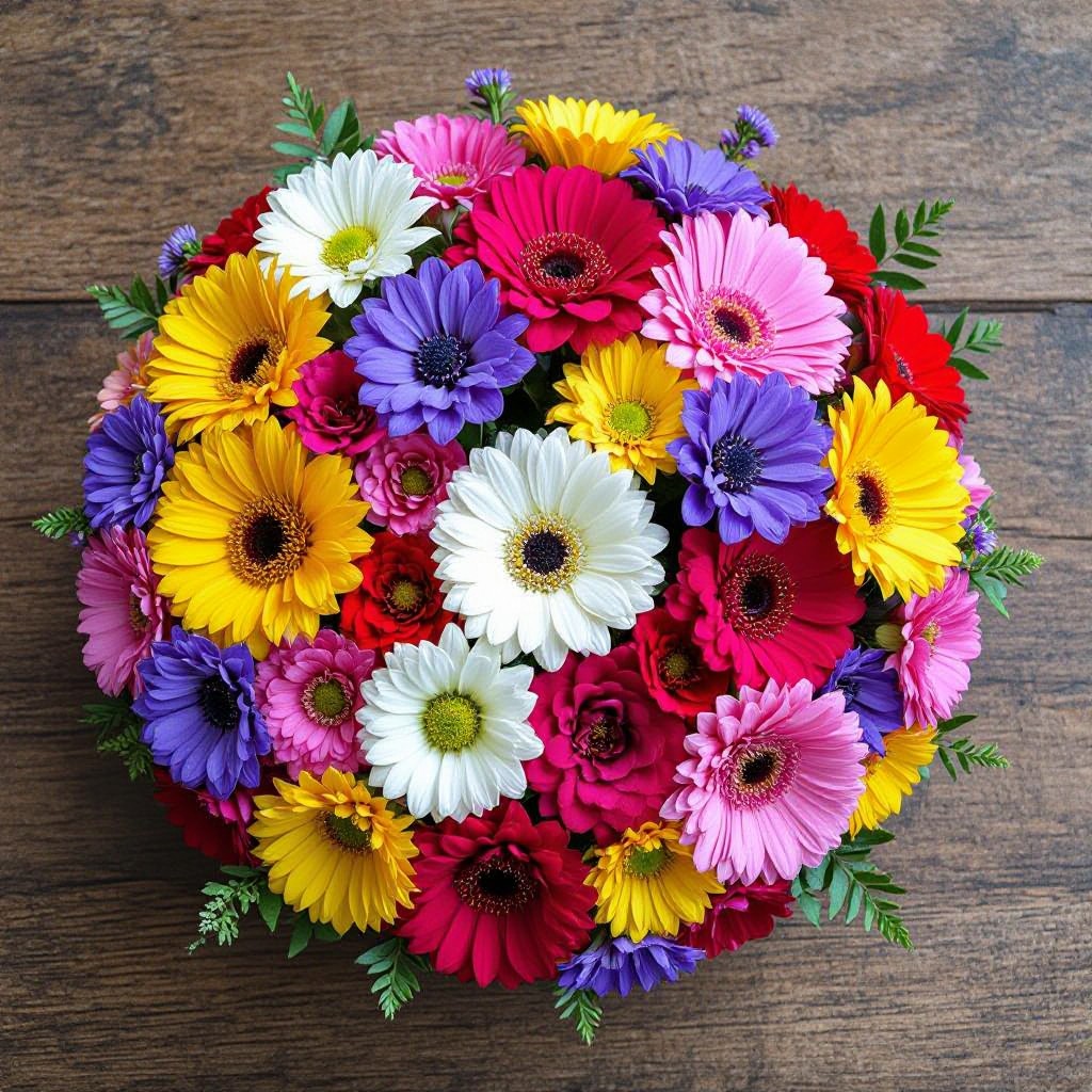 Flower arrangement background