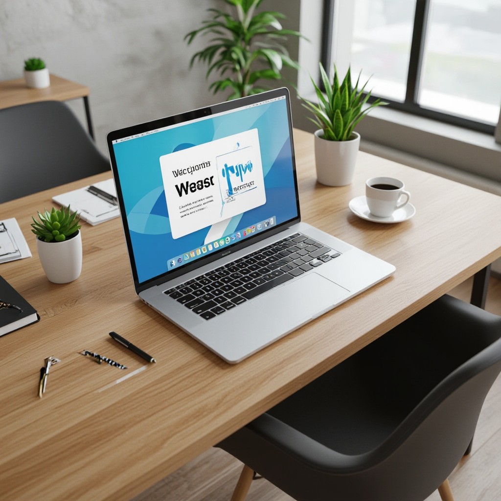 Office design mockup